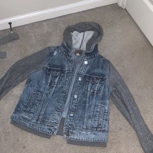 American Eagle Knit/Jean Jacket